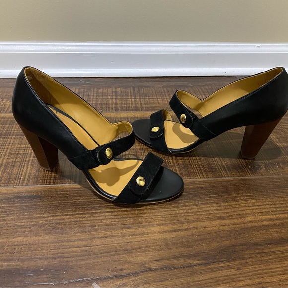 Sezane Shoes - Sezane sandals High Camille Black heels sz 40 9